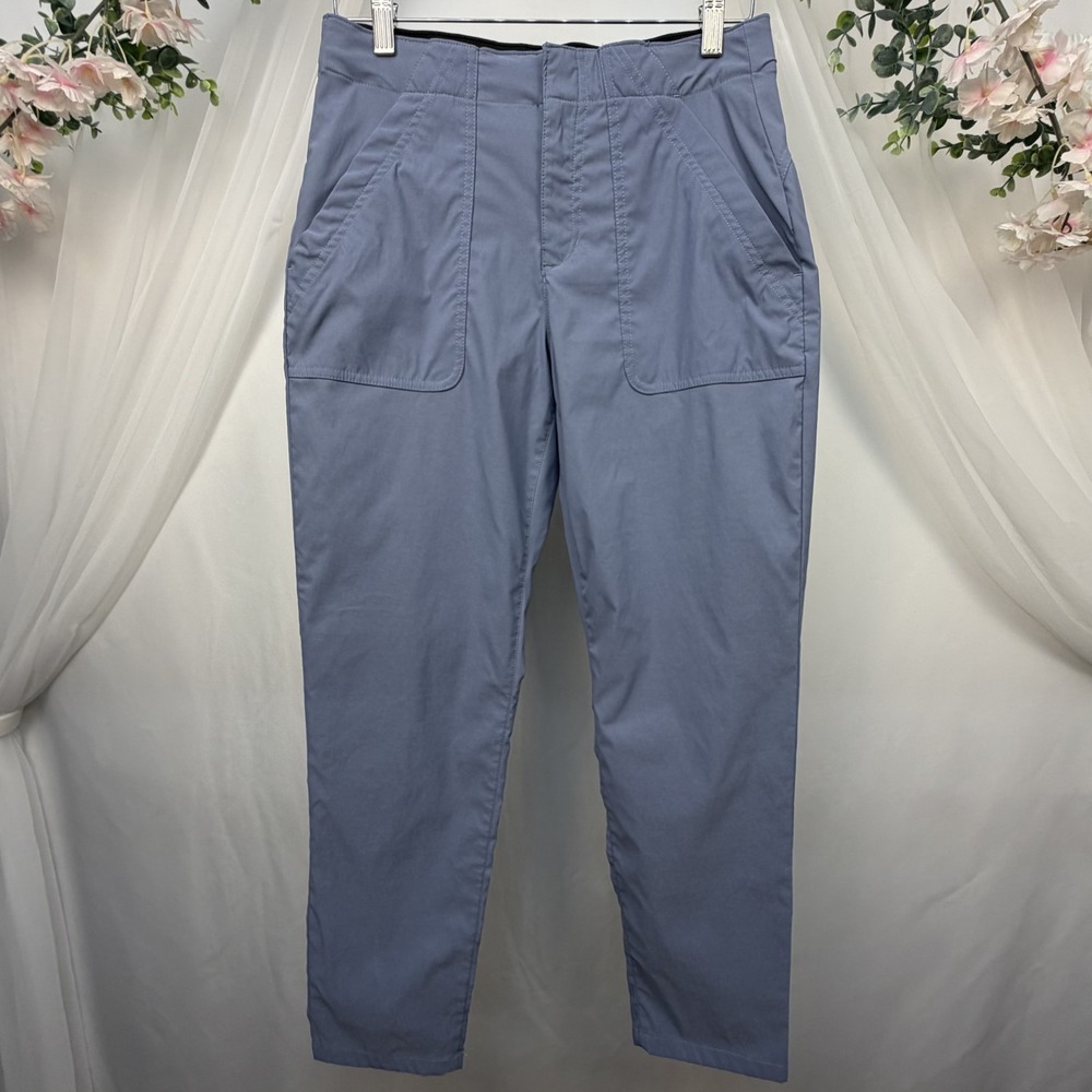 Eddie Bauer Horizon Straight Women's Ankle Pant Dusty Blue Size 6 (28x27)